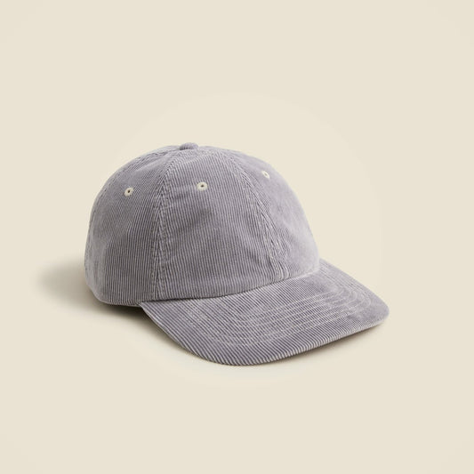Men Washed corduroy baseball cap - J.Crew