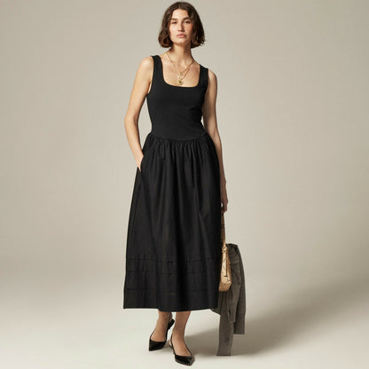 Women Drop-waist mixy dress - J.Crew