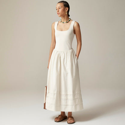 Women Drop-waist mixy dress - J.Crew