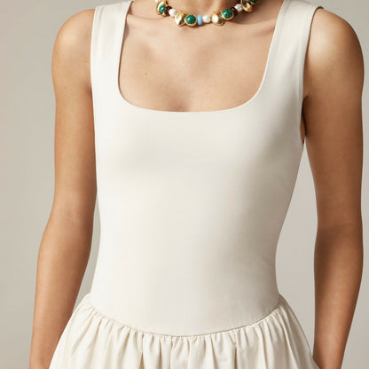 Women Drop-waist mixy dress - J.Crew