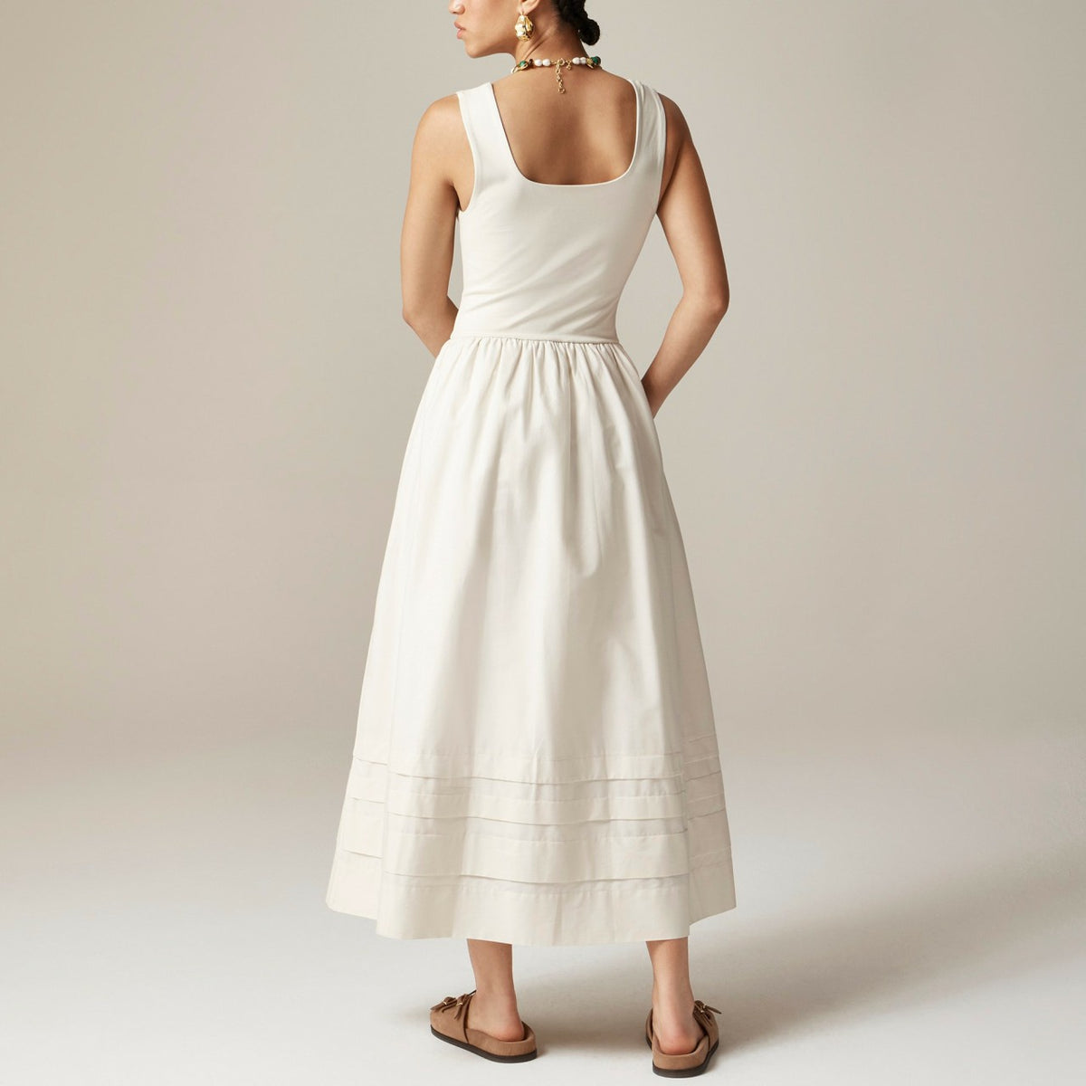Women Drop-waist mixy dress - J.Crew