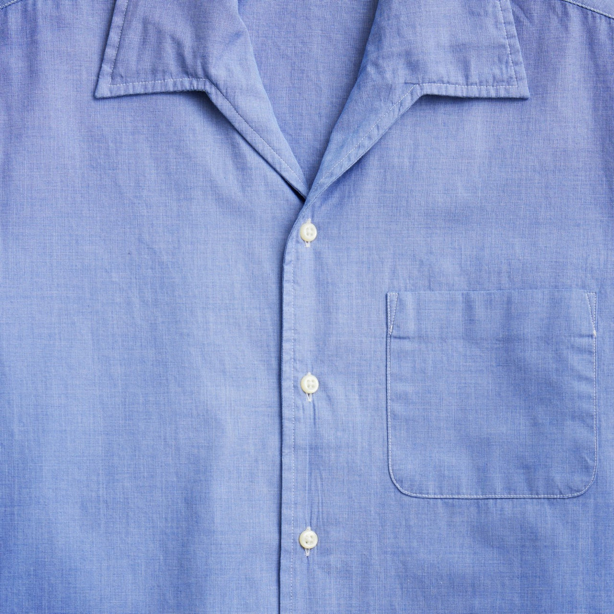 Men Short-sleeve Secret Wash cotton poplin camp-collar shirt - J.Crew