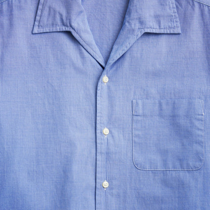 Men Short-sleeve Secret Wash cotton poplin camp-collar shirt - J.Crew