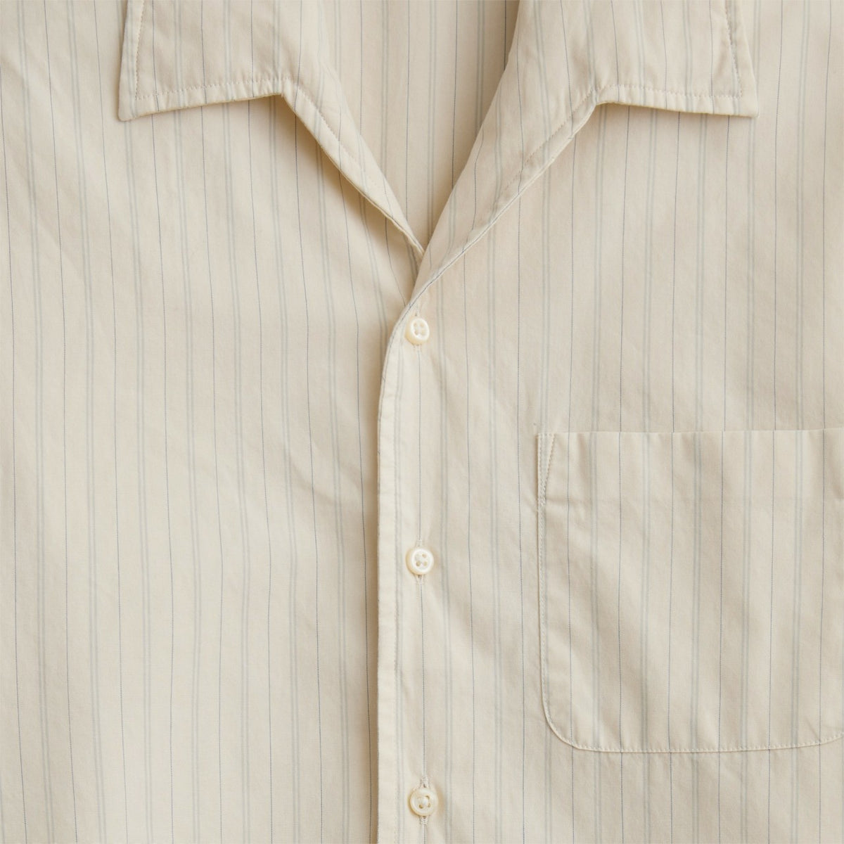 Men Short-sleeve Secret Wash cotton poplin camp-collar shirt - J.Crew