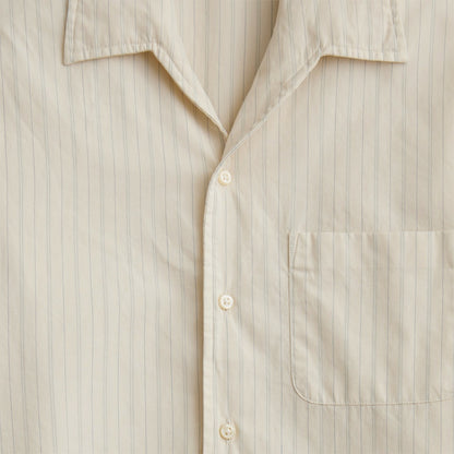 Men Short-sleeve Secret Wash cotton poplin camp-collar shirt - J.Crew