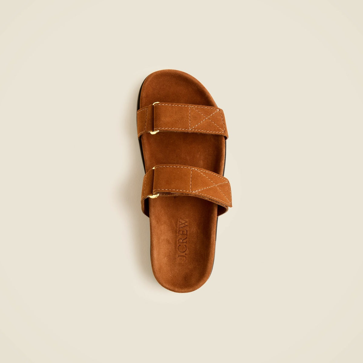 Women New Colbie wide-strap sandals in suede - J.Crew