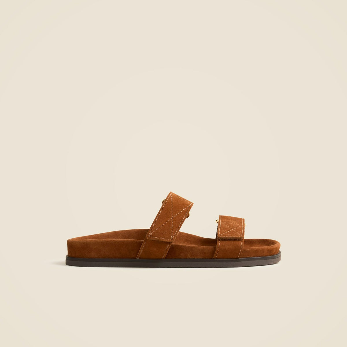 Women New Colbie wide-strap sandals in suede - J.Crew