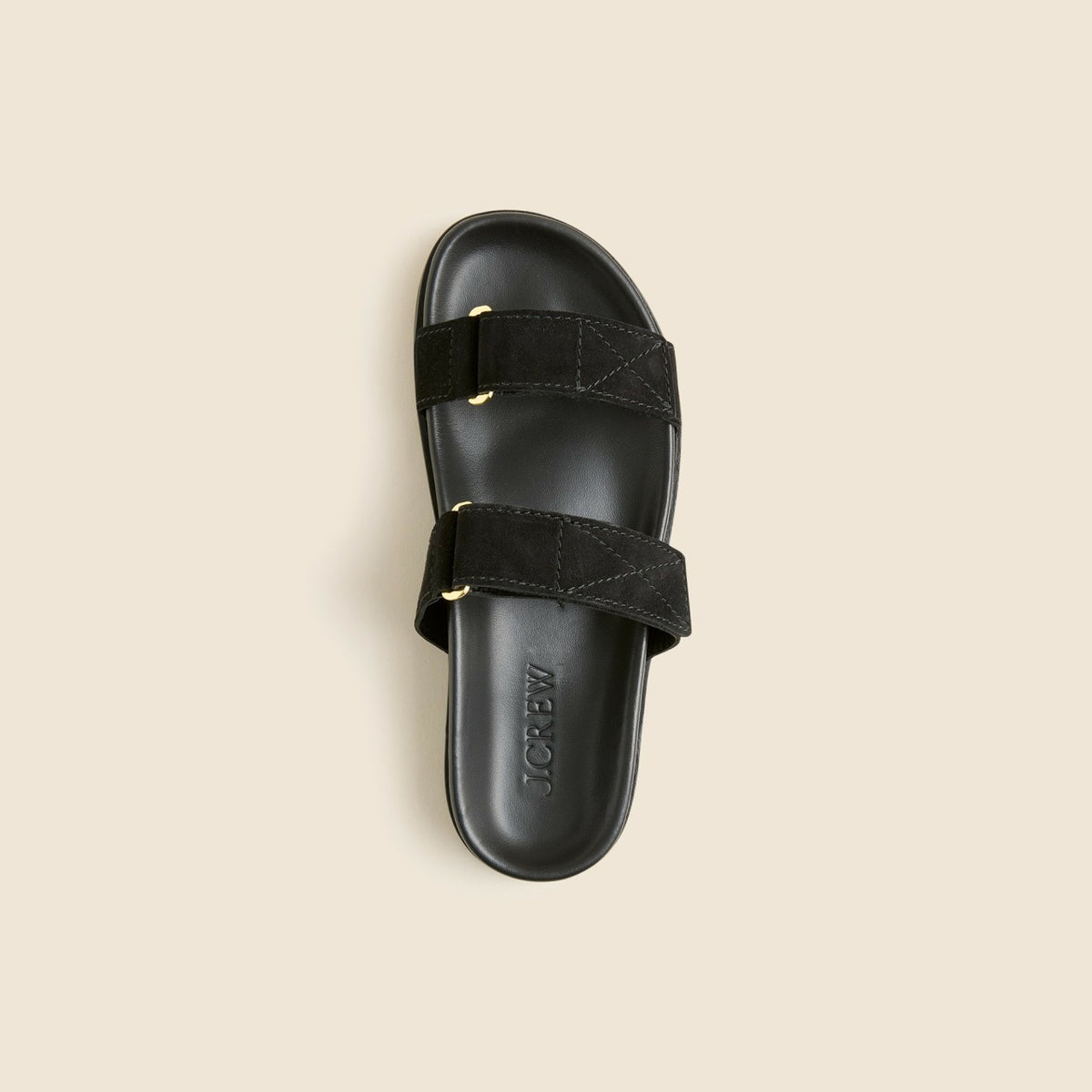 Women New Colbie wide-strap sandals in suede and leather - J.Crew