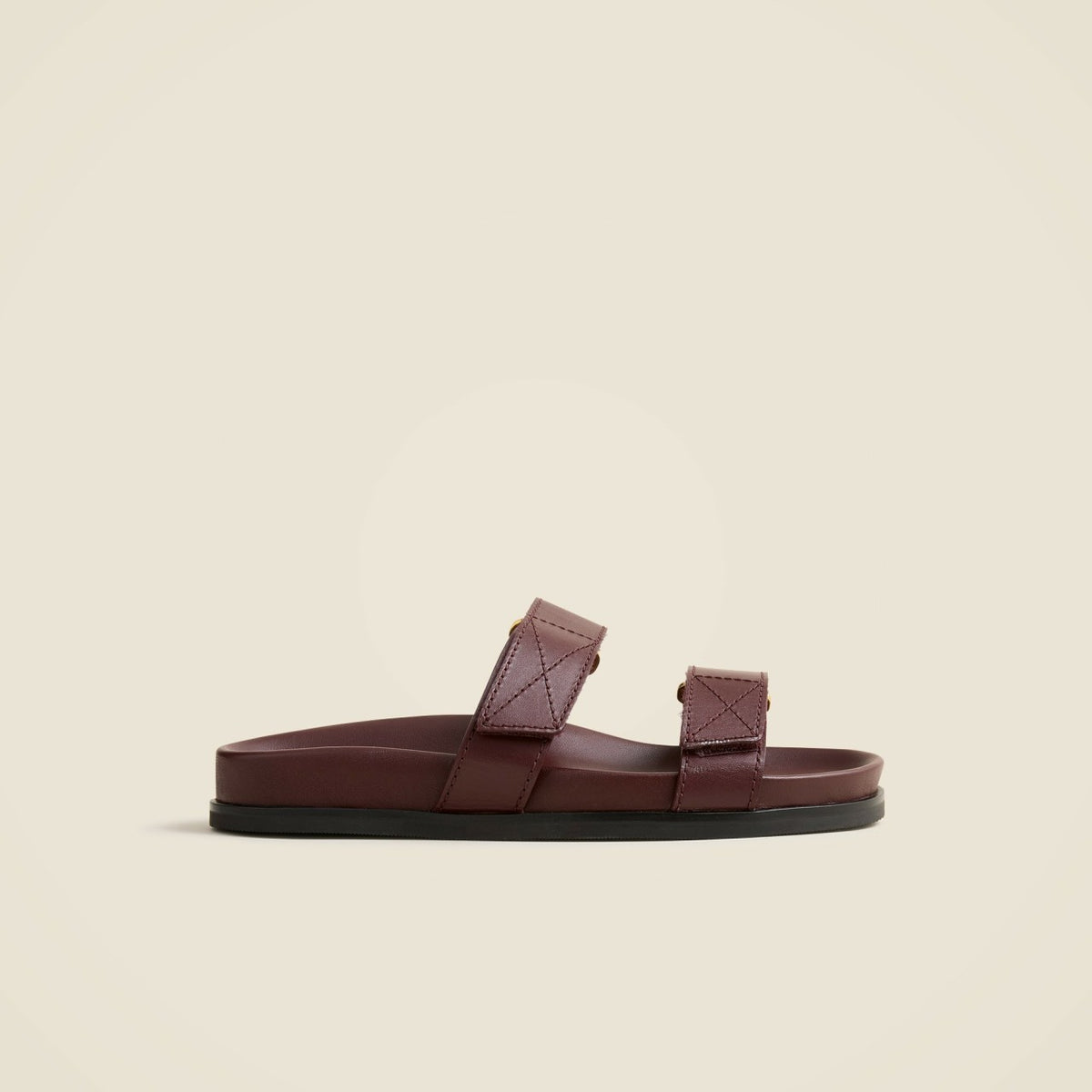 Women New Colbie wide-strap sandals in leather - J.Crew