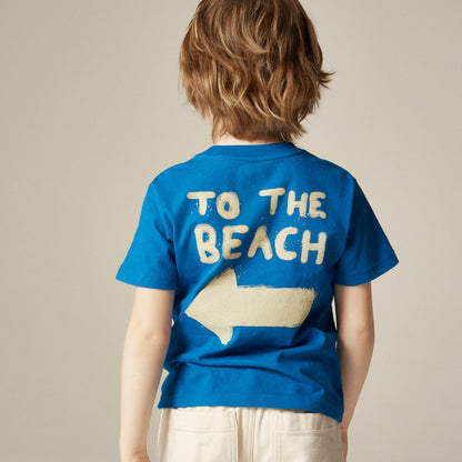 Kids Kids' short-sleeve "to the beach" graphic T-shirt - J.Crew