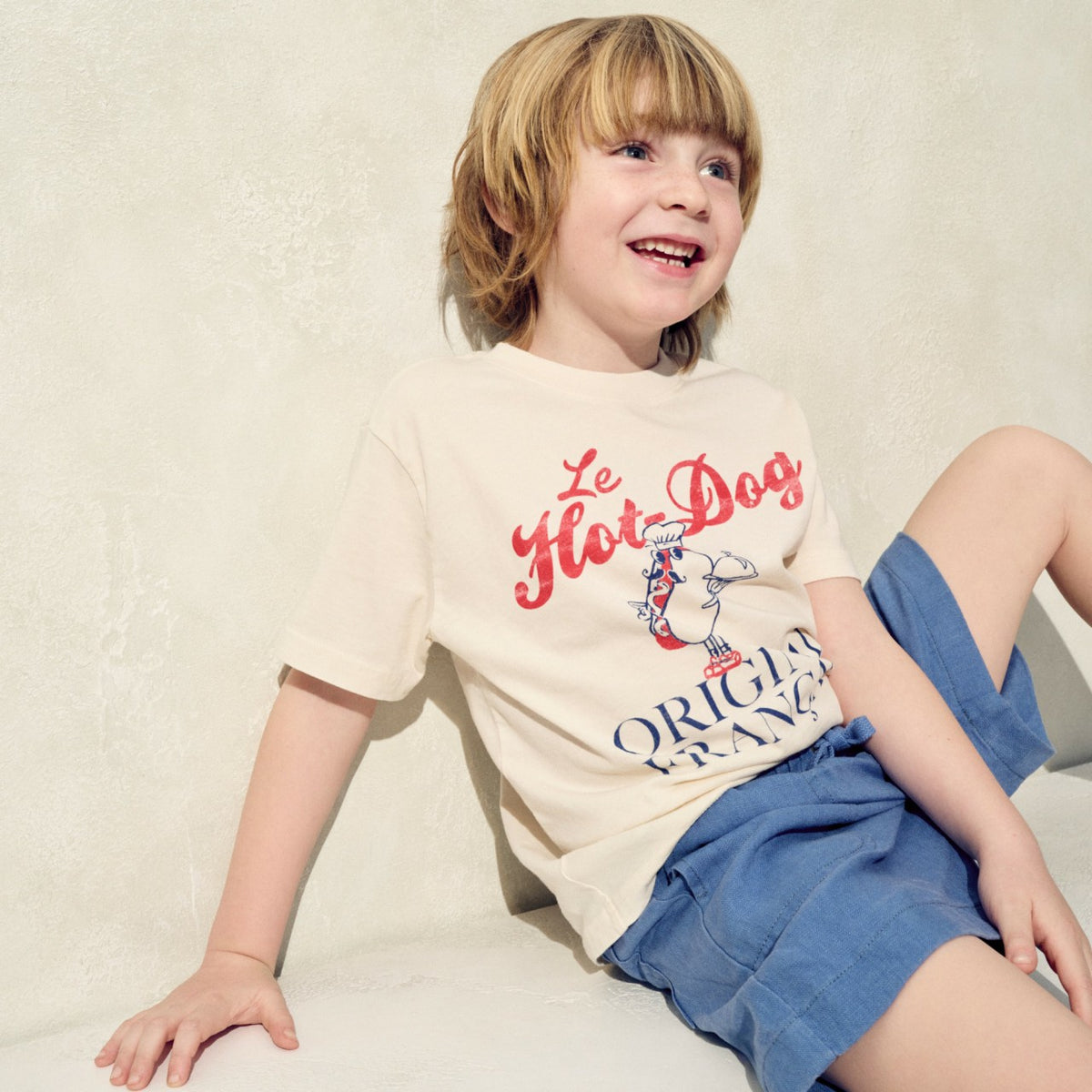 Kids Kids' short-sleeve hot dog graphic T-shirt - J.Crew