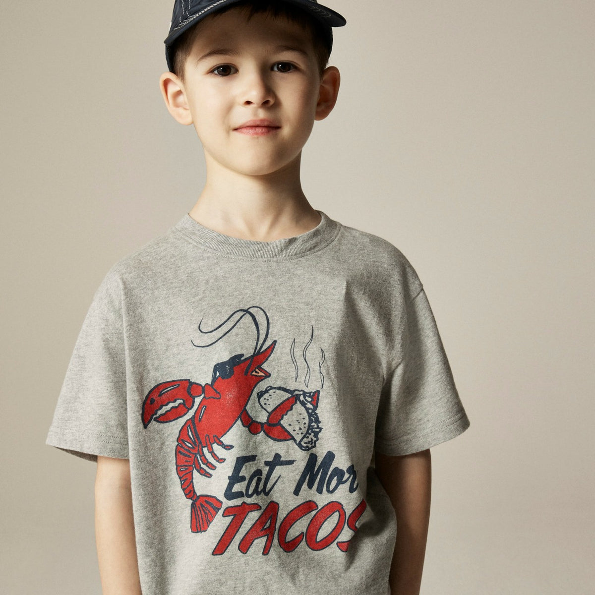 Kids Kids' short-sleeve lobster taco graphic T-shirt - J.Crew