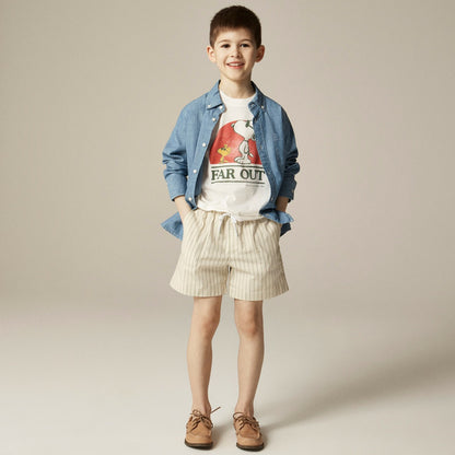 Kids Peanuts&reg; X Crewcuts "Far out" graphic T-shirt - J.Crew