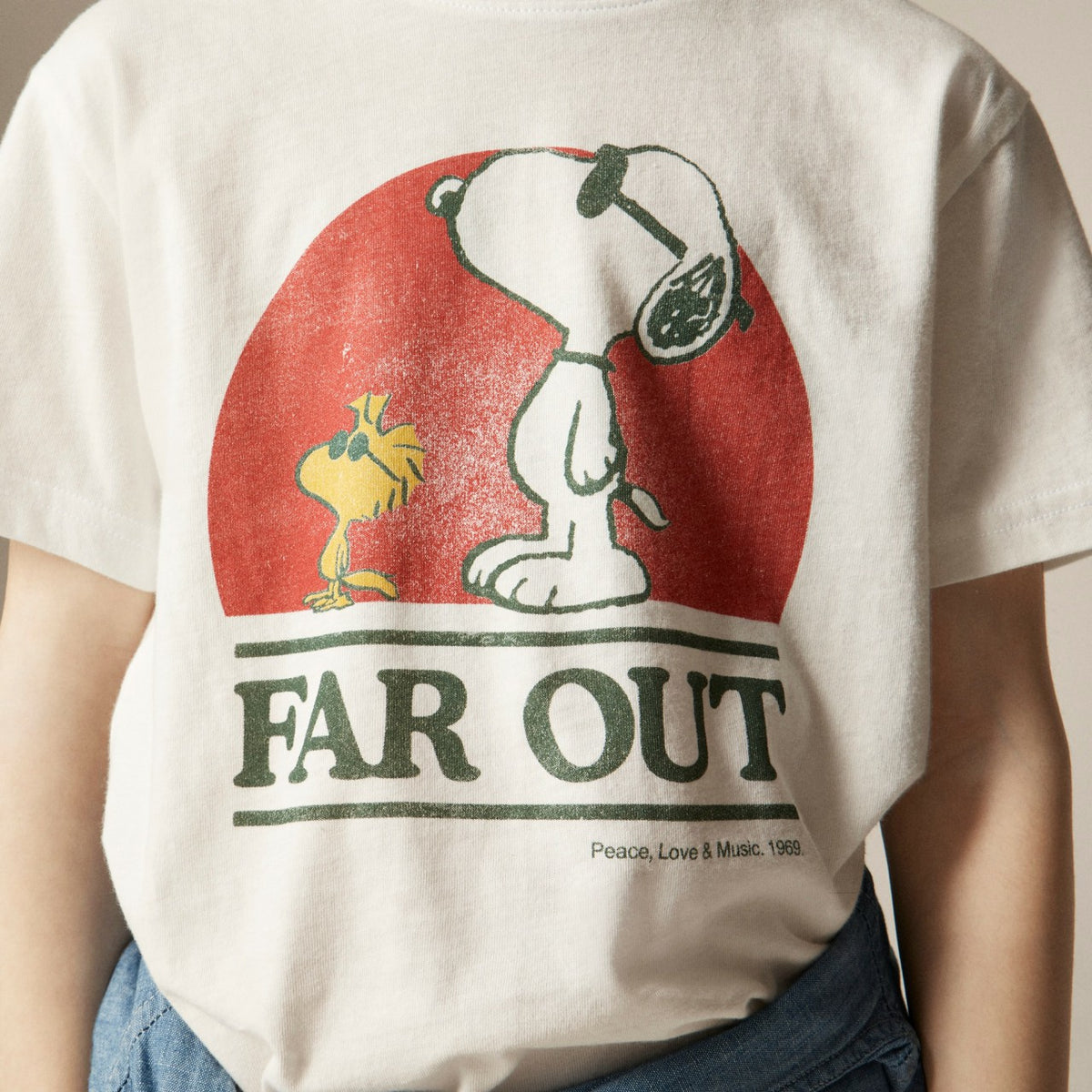 Kids Peanuts&reg; X Crewcuts "Far out" graphic T-shirt - J.Crew