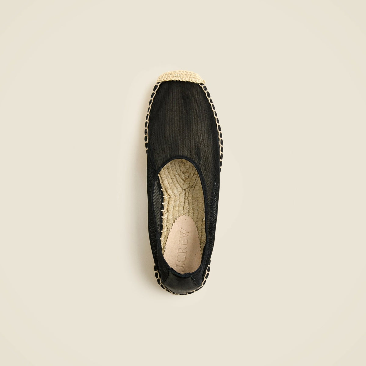 Women Made-in-Spain espadrille flats in mesh - J.Crew