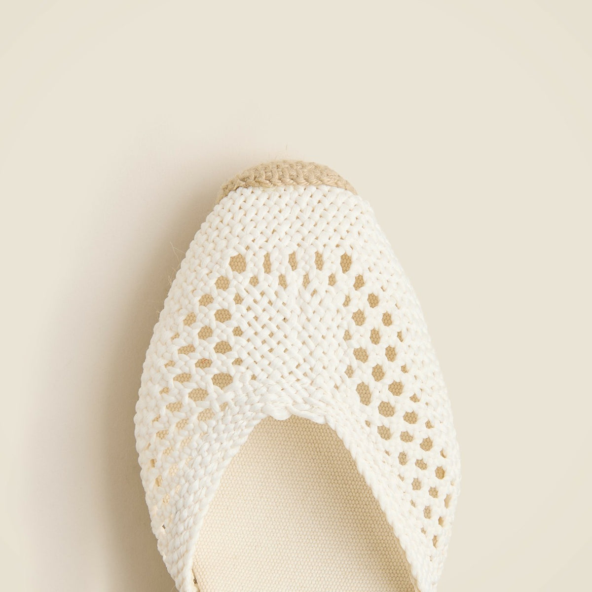 Women Made-in-Spain crochet lace-up espadrille wedges - J.Crew