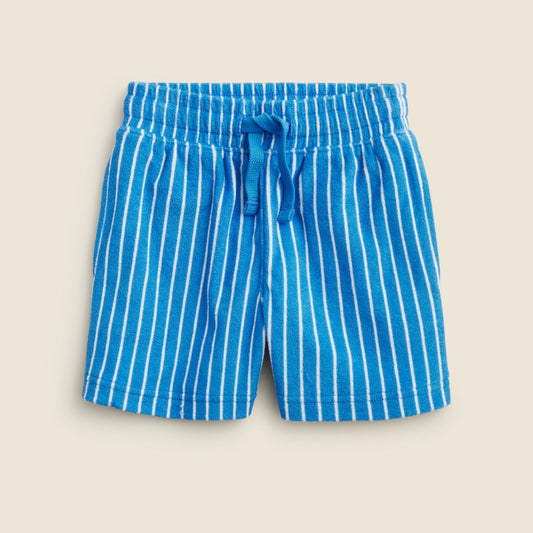 Kids Kids' pull-on short in striped towel terry - J.Crew