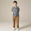 Ivory Navy Floral Mix