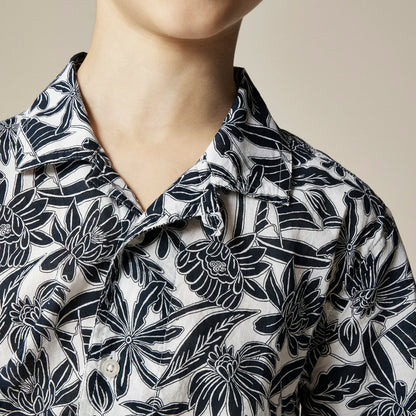Kids Kids' short-sleeve camp shirt in prints - J.Crew