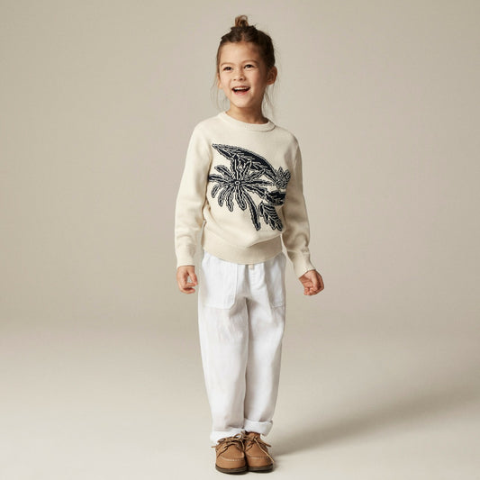 Kids Limited-edition kids' intarsia sweater in cotton blend - J.Crew
