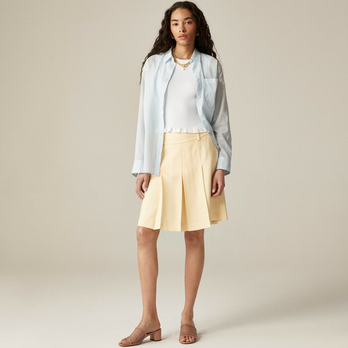 Women Gar&ccedil;on classic shirt in cotton voile - J.Crew