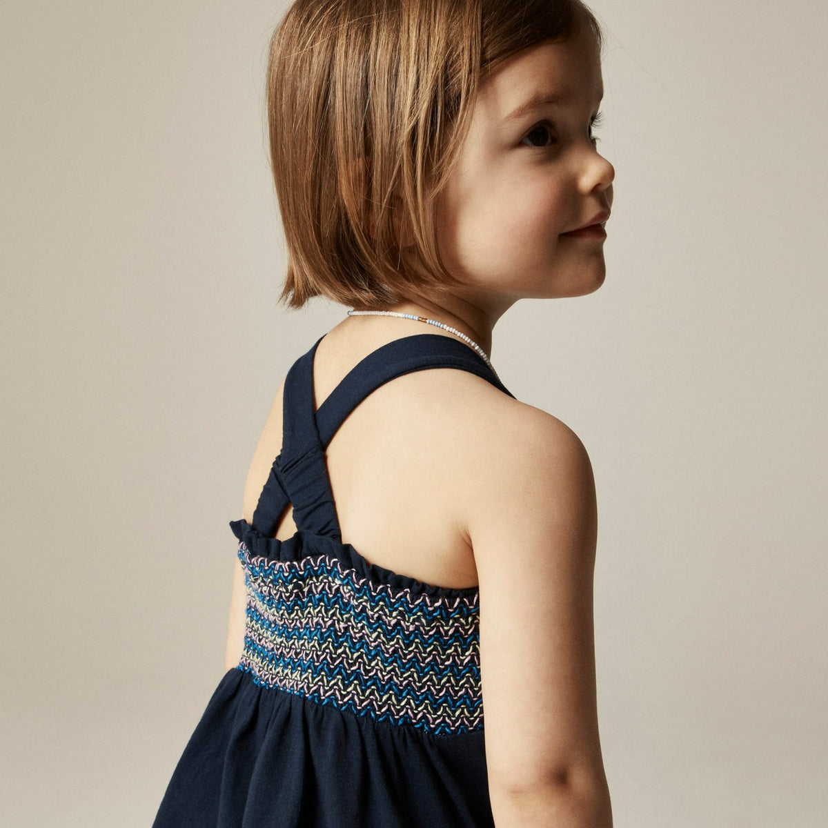 Kids Girls' sparkler dress in broken-in jersey - J.Crew