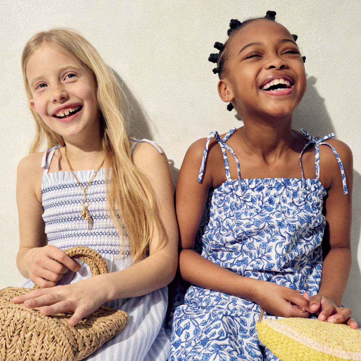 Kids Girls' smocked maxi dress in stripe - J.Crew