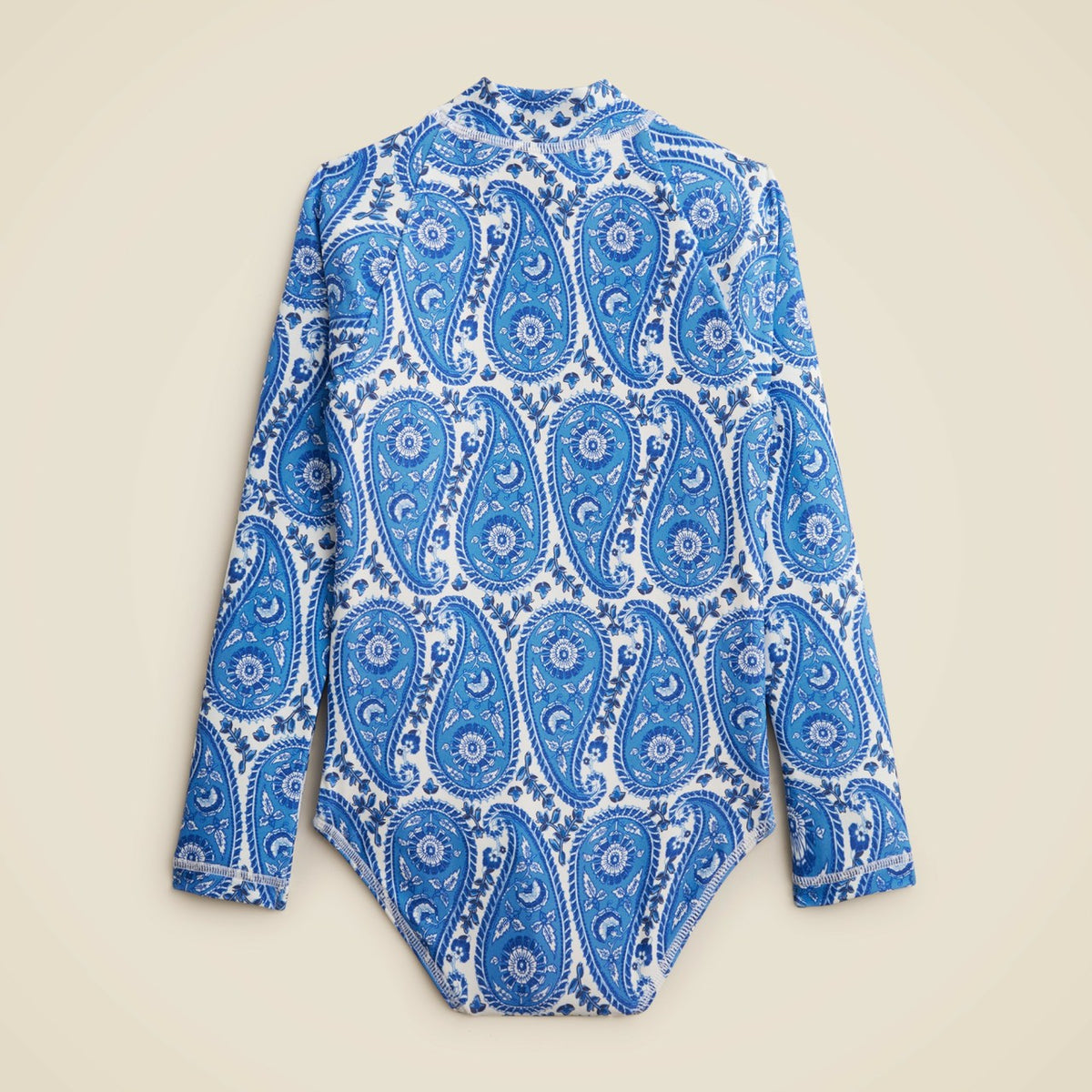 Kids Girls' zip-up rash guard one-piece swimsuit with UPF 50+ fabric - J.Crew