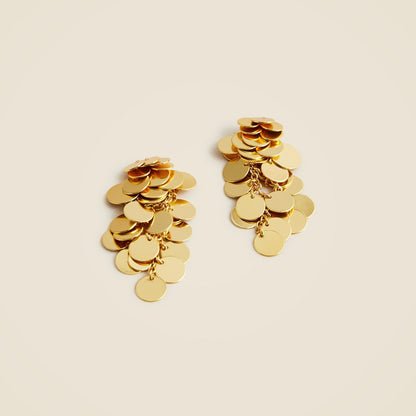 Women Disc drop earrings - J.Crew