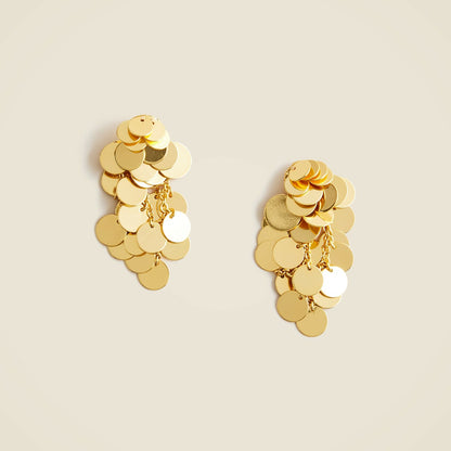 Women Disc drop earrings - J.Crew