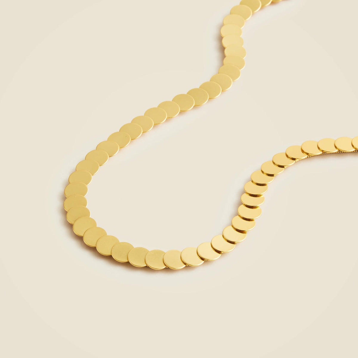 Women Metallic disk necklace - J.Crew