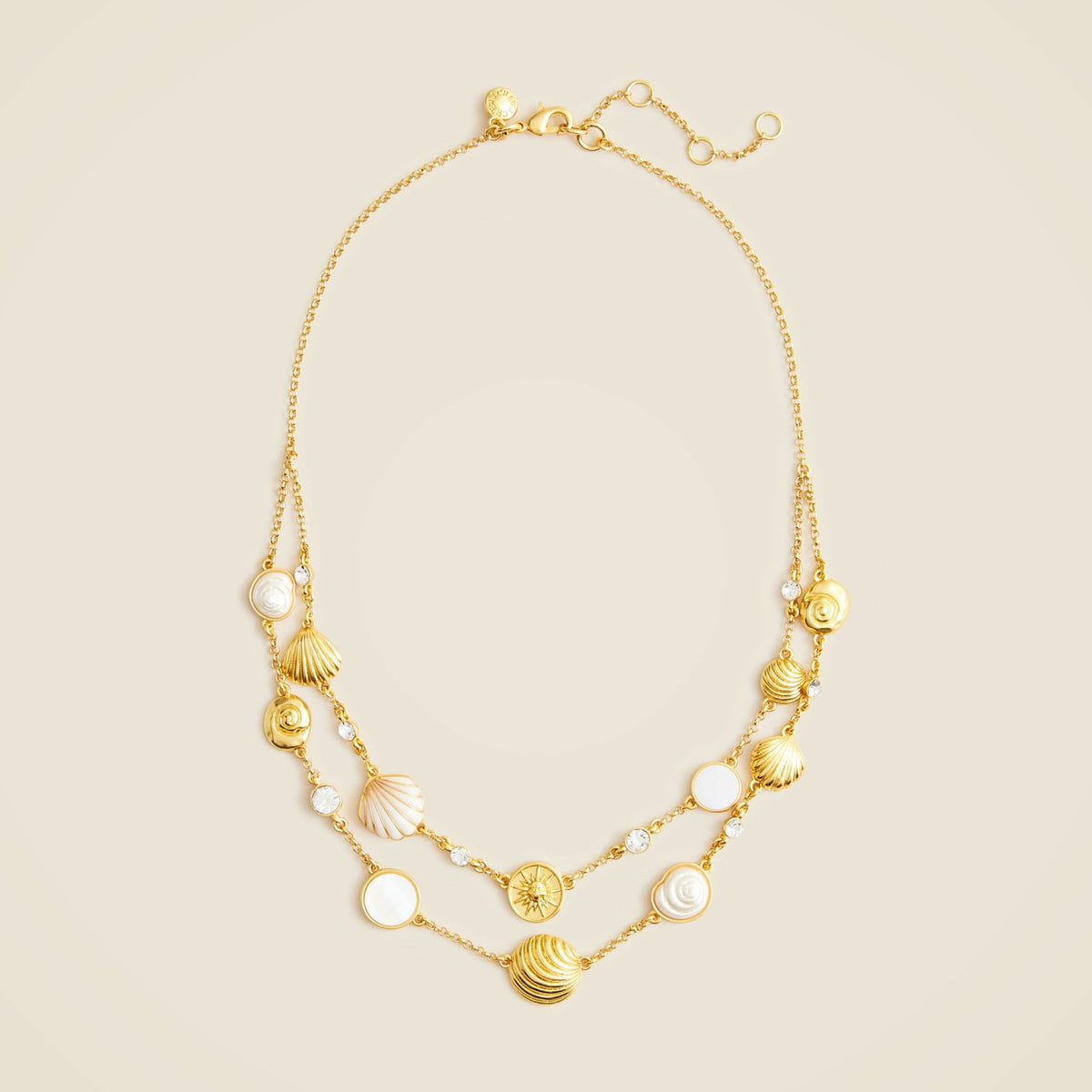 Women Layered sun charm necklace - J.Crew