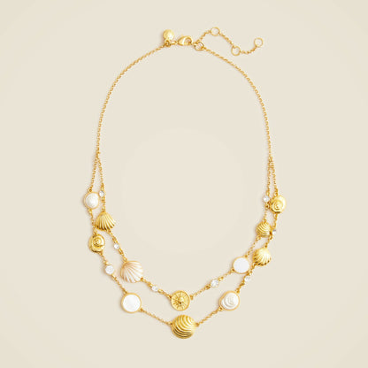 Women Layered sun charm necklace - J.Crew