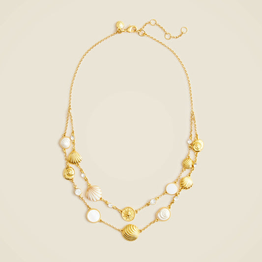 Women Layered sun charm necklace - J.Crew