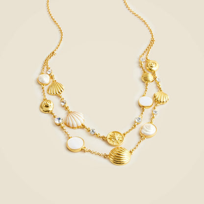 Women Layered sun charm necklace - J.Crew