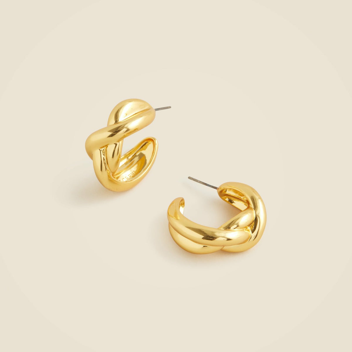 Women Braided hoop earrings - J.Crew