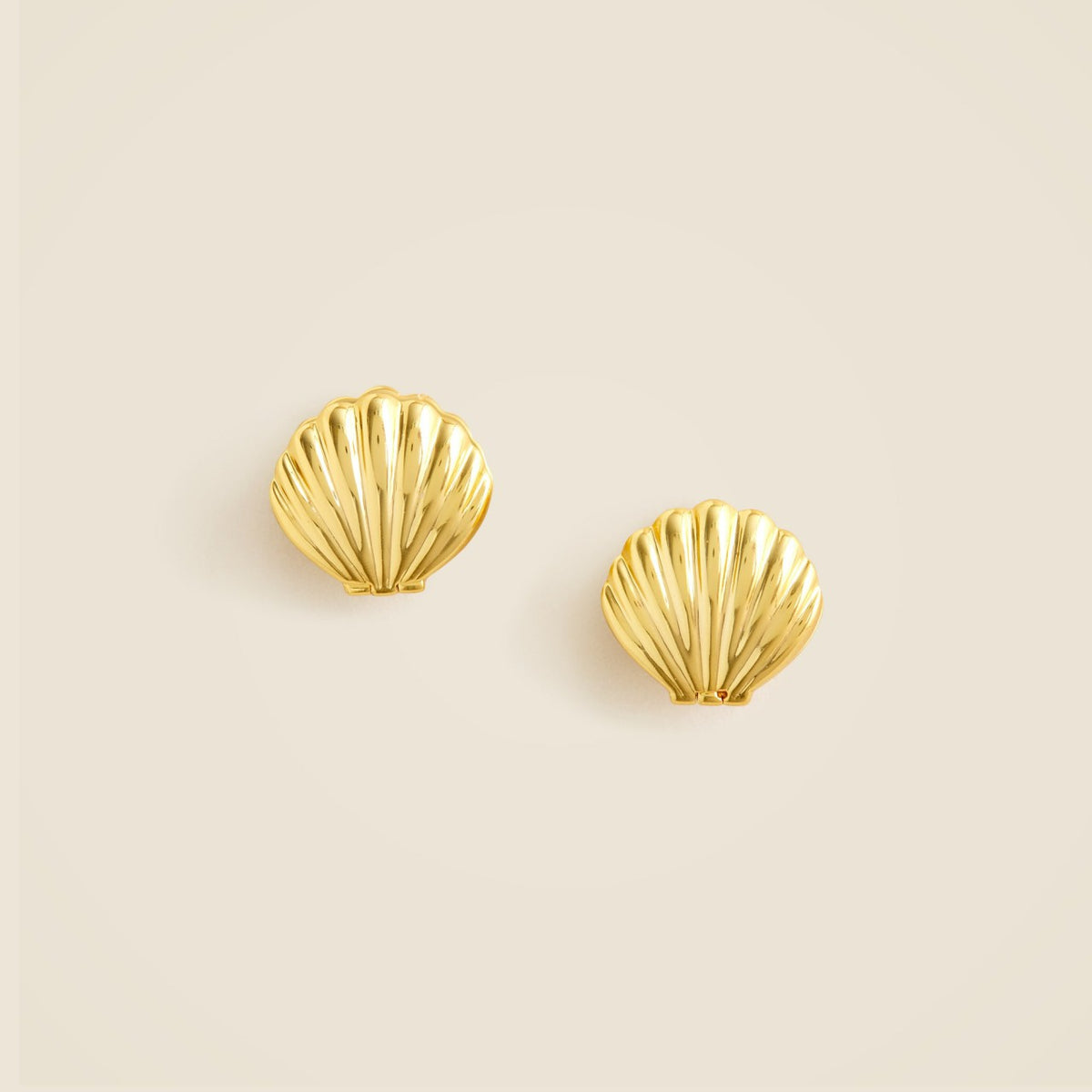 Women Double-sided shell stud earrings - J.Crew
