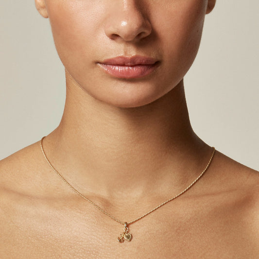 Women Gold vermeil heart charm necklace - J.Crew
