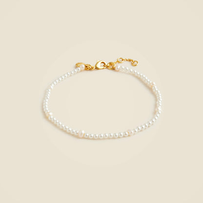 Women Freshwater pearl anklet - J.Crew