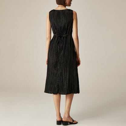 Women Crinkled high-neck sheath dress - J.Crew