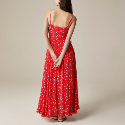 Women Collection ruched chiffon dress - J.Crew