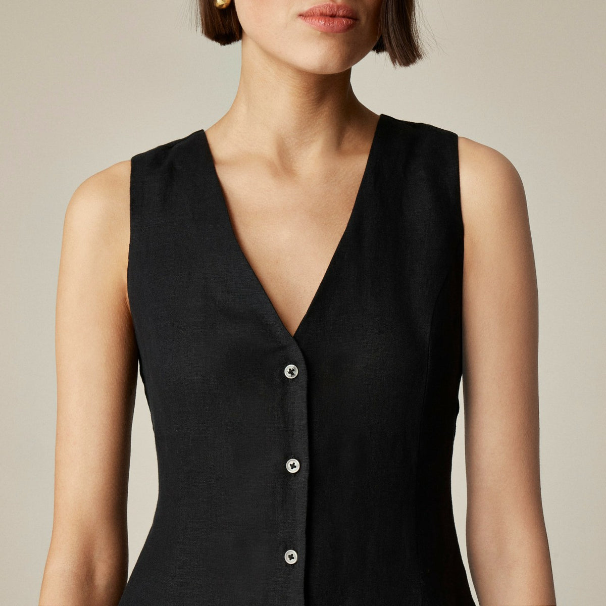 Women Linen mini dress - J.Crew
