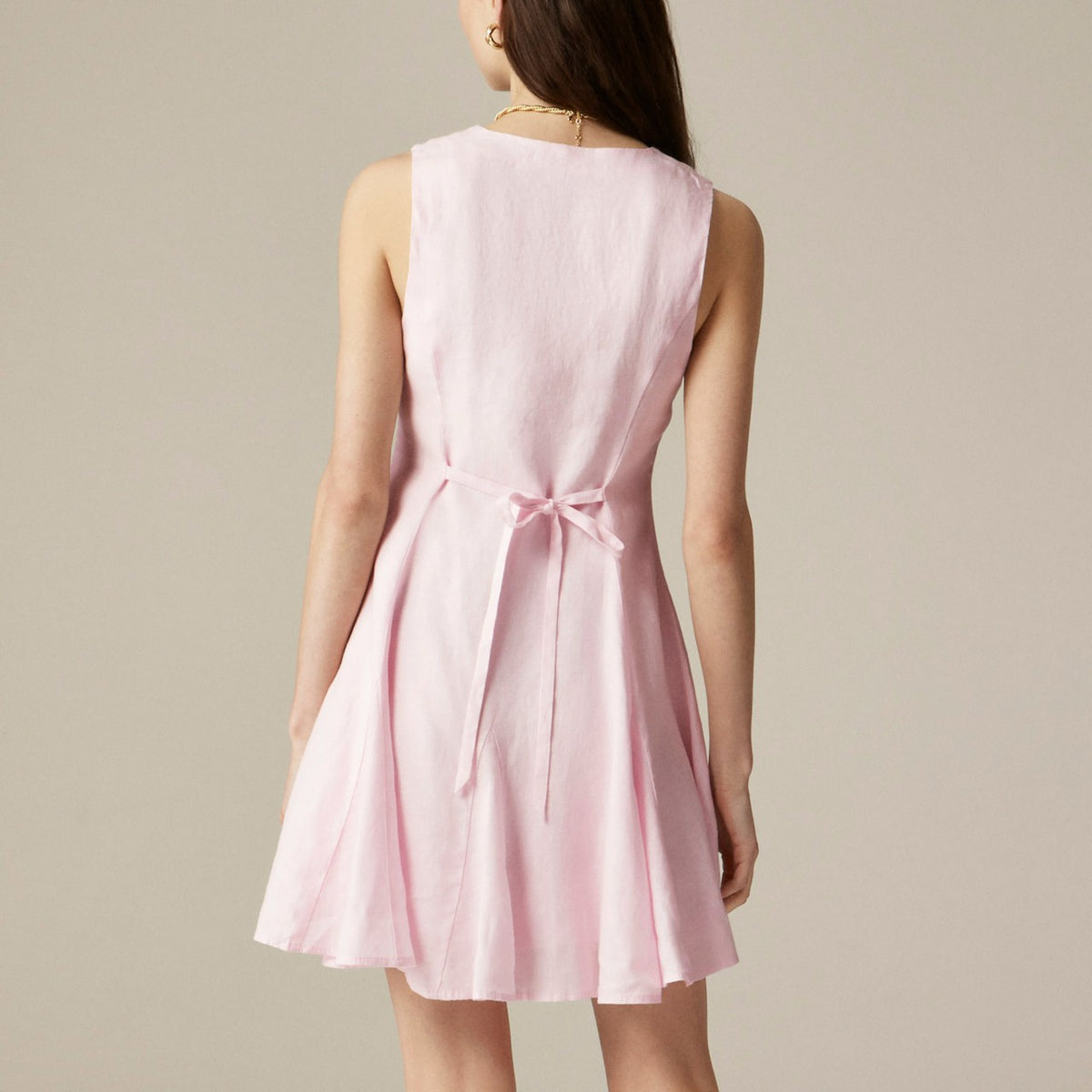 Women Linen mini dress - J.Crew