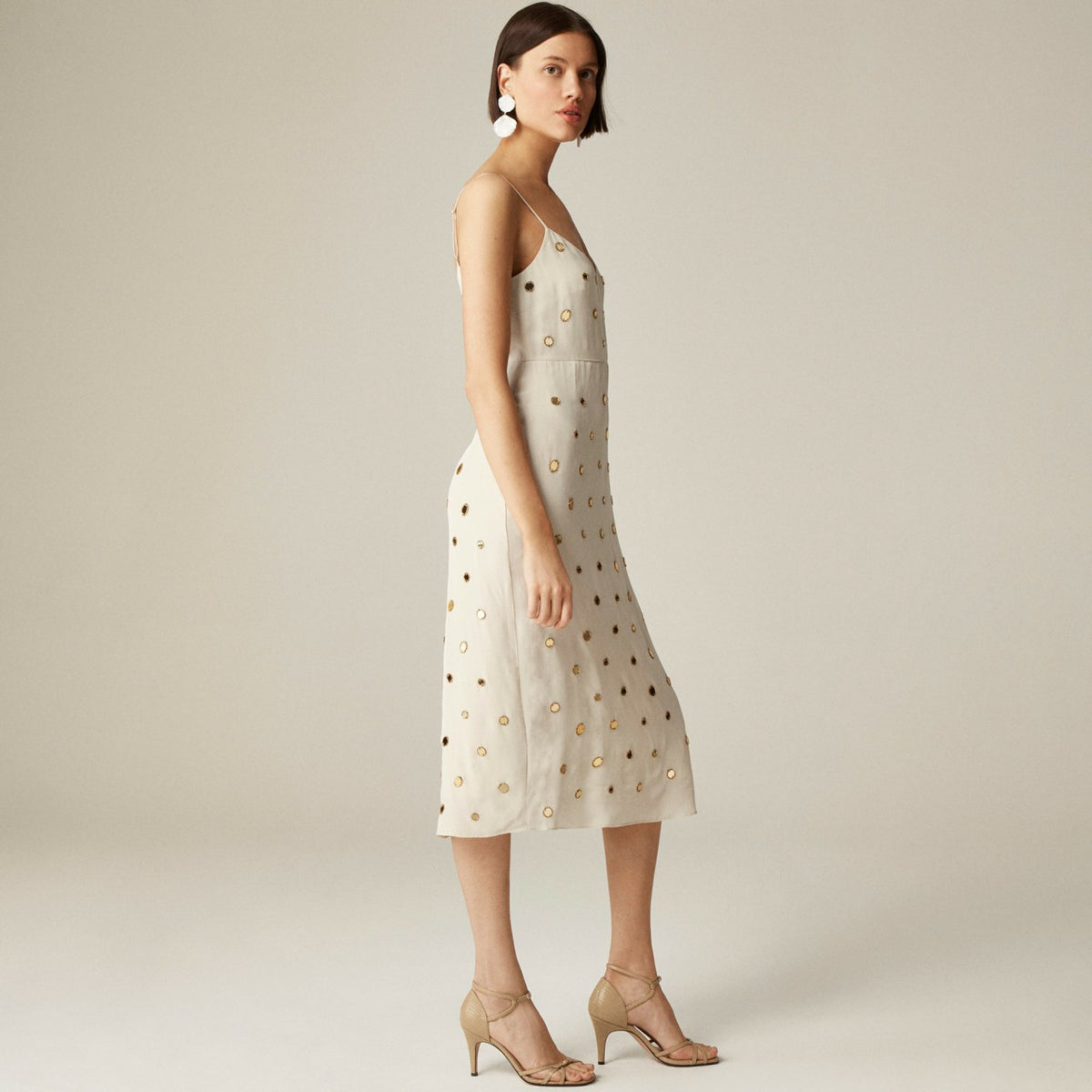 Women Collection slip dress with mirror embellishments - J.Crew
