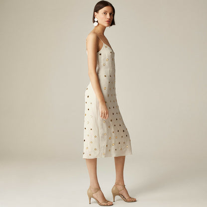 Women Collection slip dress with mirror embellishments - J.Crew