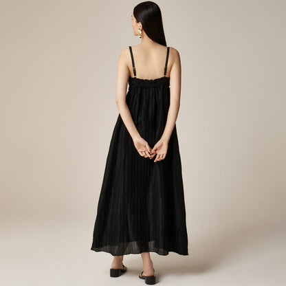Women Collection empire-waist dress in linen blend - J.Crew