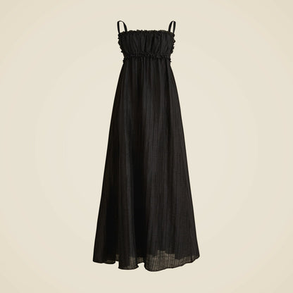 Women Collection empire-waist dress in linen blend - J.Crew