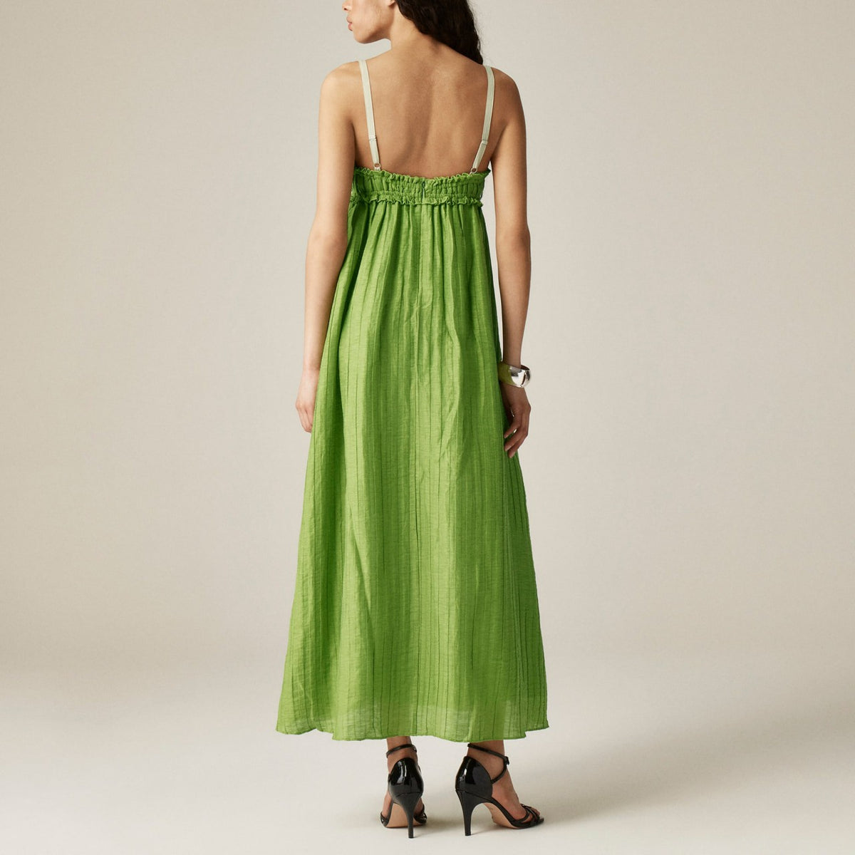 Women Collection empire-waist dress in linen blend - J.Crew