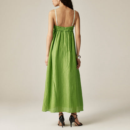 Women Collection empire-waist dress in linen blend - J.Crew