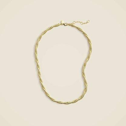 Women Long twist-chain necklace - J.Crew